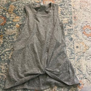 Latched Mama grey nursing tank